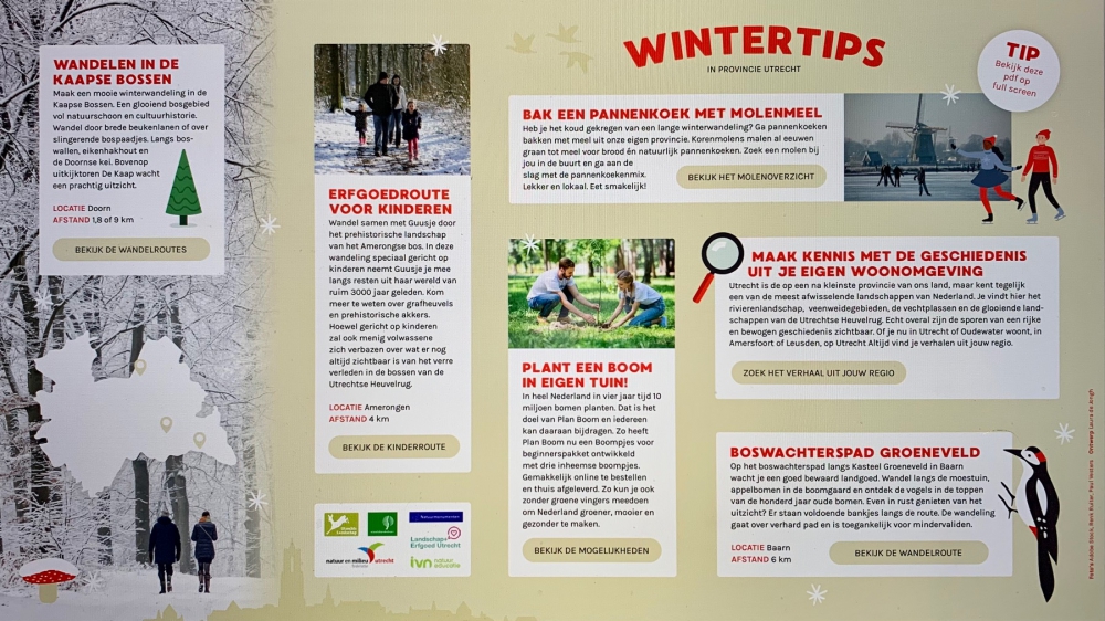 Wintertips provincie utrecht