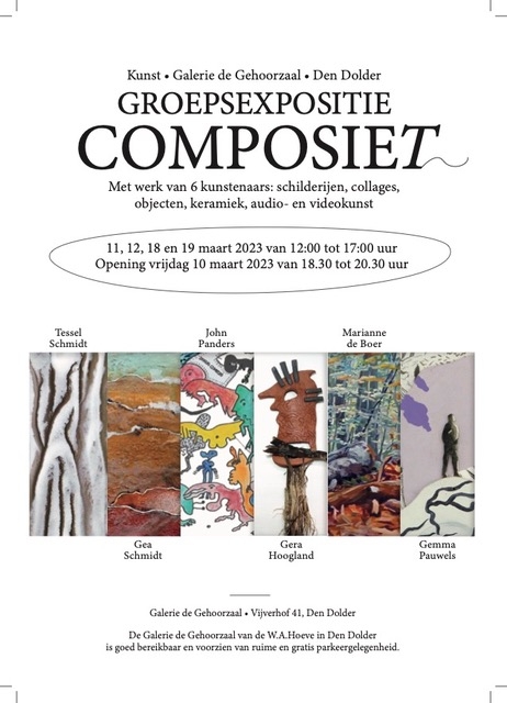 Flyer expositie Composiet mrt 2023